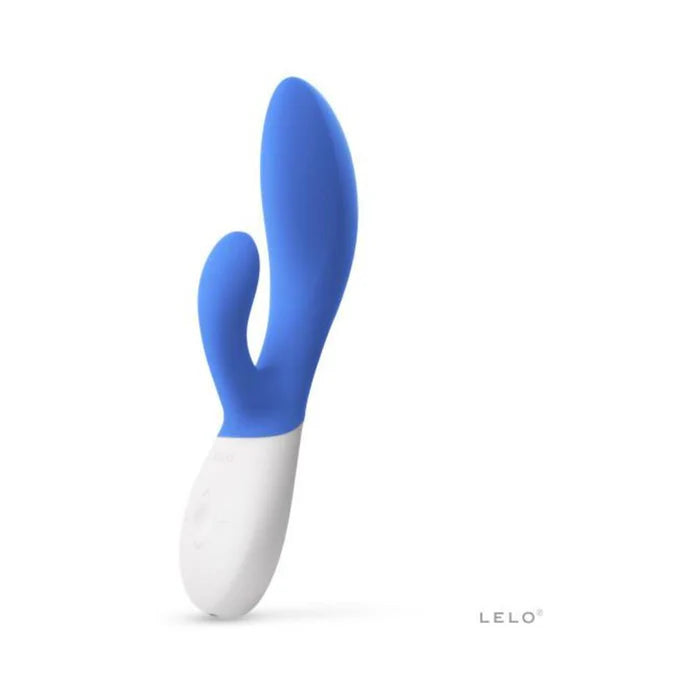 LELO INA Wave 2 – Dual‑Action Silicone Vibrator (Cerise, Plum, Blue)