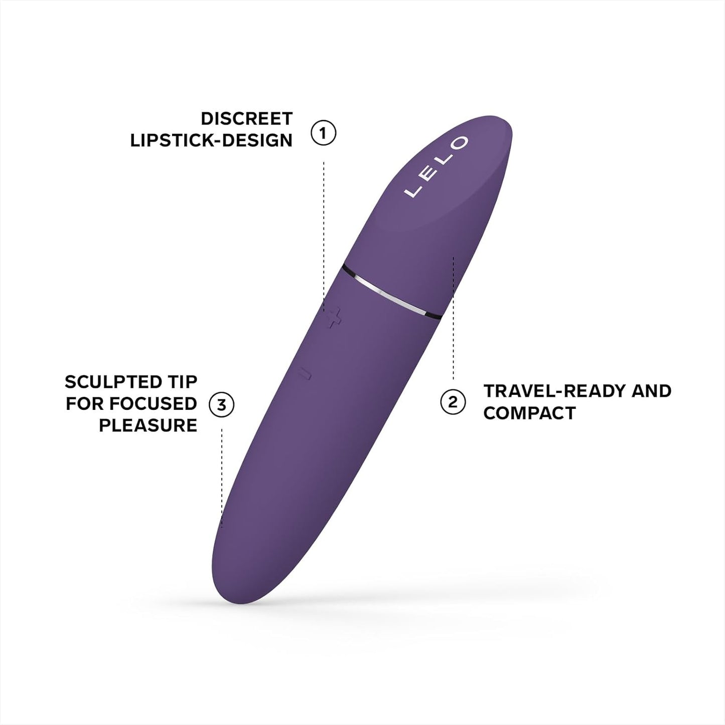 LELO MIA 3 – Discreet USB‑Rechargeable Mini Vibrator (Black, Deep Rose, Fuchsia)