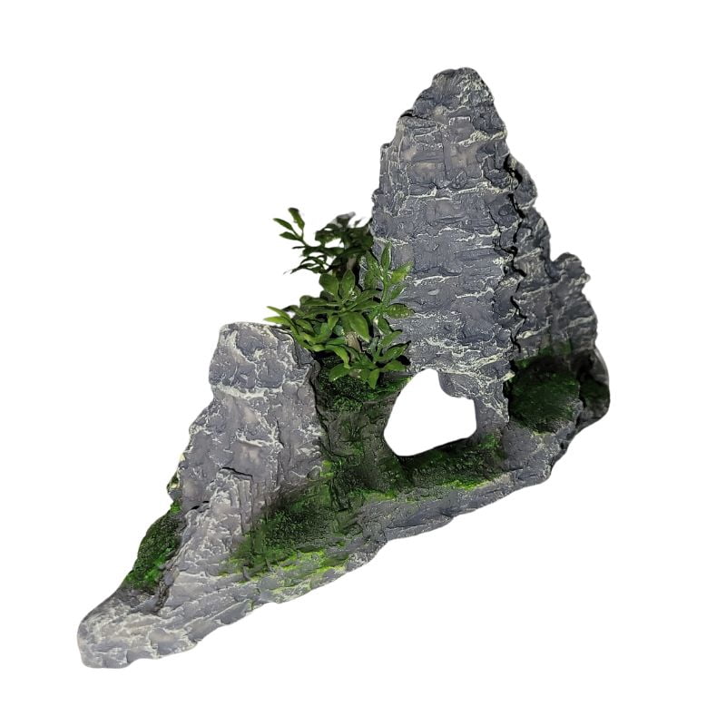 Underwater Treasures Two Cave Mountain Decor, White