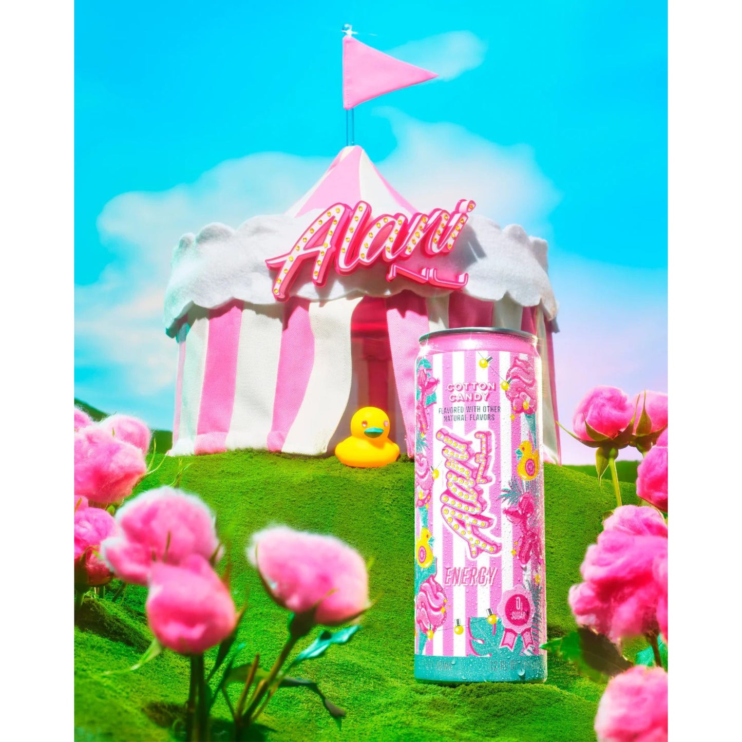 Alani Nu Energy Drink 3‑Flavor Variety Pack – Cotton Candy, Orange Kiss, Cherry Twist – Zero Sugar – 200mg Caffeine
