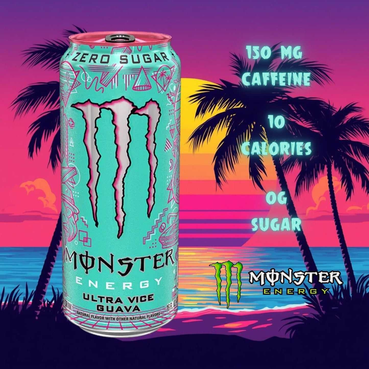 Monster Energy Ultra – Modern Flavor Variety Pack – Choose Pack Size (4, 6, or 12 Cans) – Zero Sugar – 150mg Caffeine