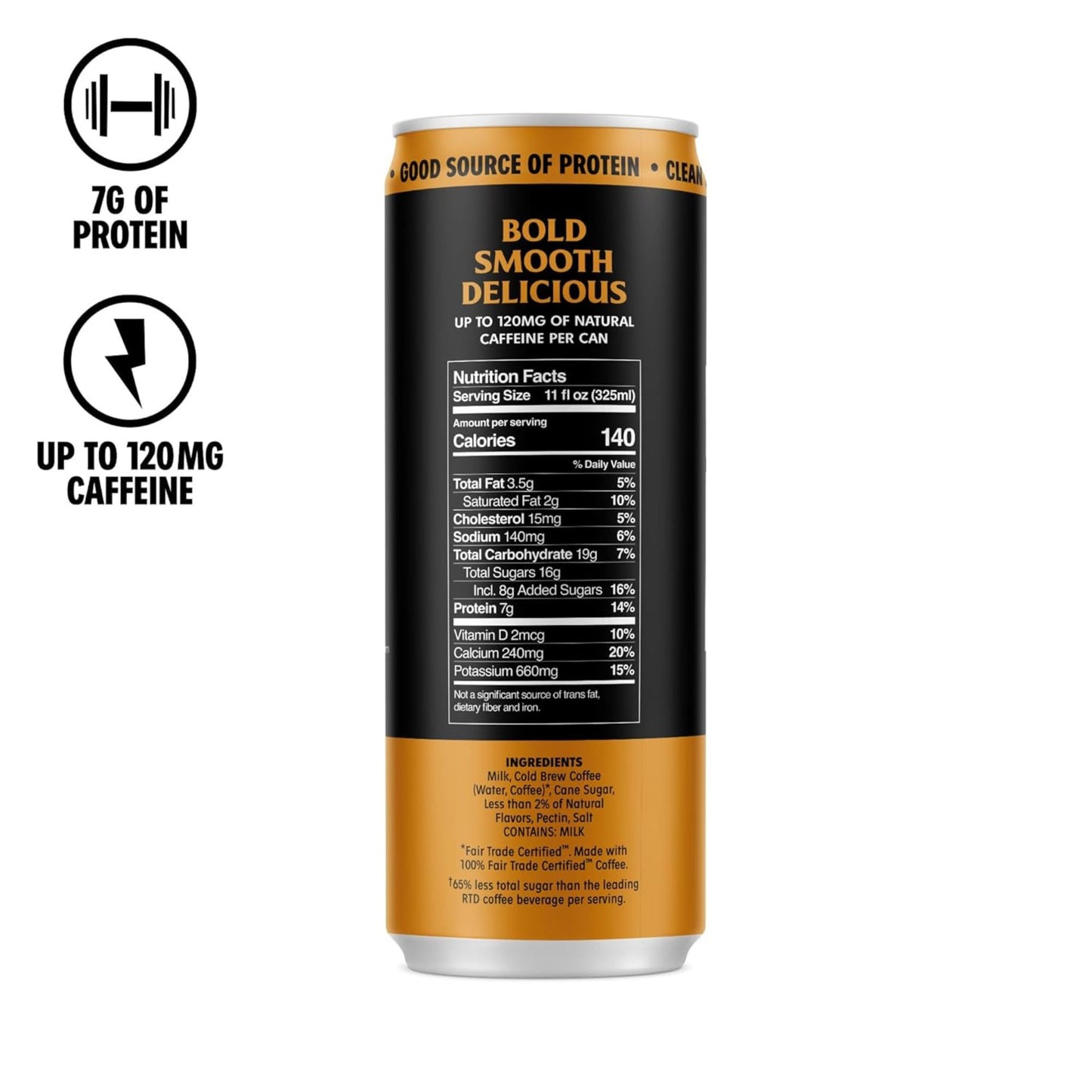 Death Wish Coffee Co. Cold Brew Latte – 3‑Flavor Sampler (6‑Pack) or 12‑Can Variety Pack – 11 fl oz – High‑Caffeine Coffee