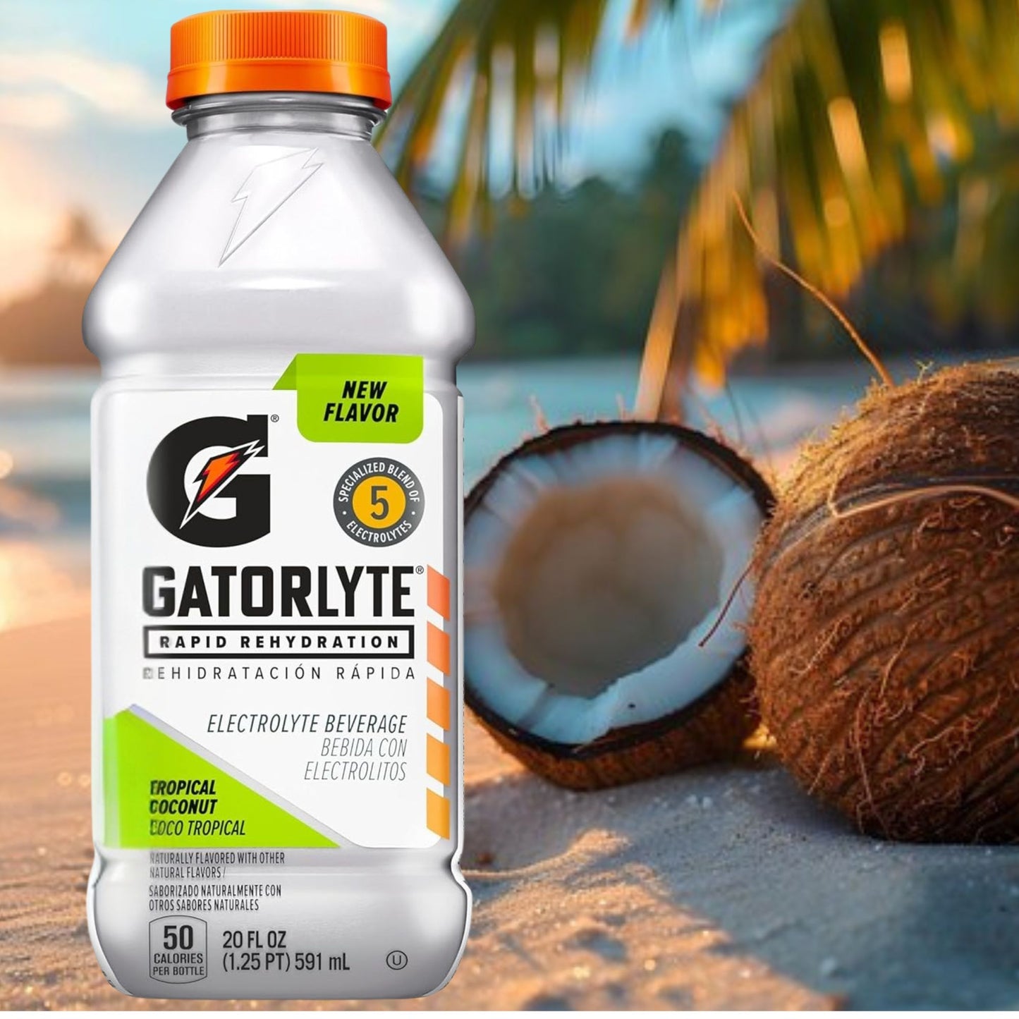 Gatorlyte Rapid Rehydration – 6‑Flavor Variety Pack – 6‑Bottle Sampler or 12‑Bottle Pack – 20oz Bottles – Electrolytes for Fast Hydration