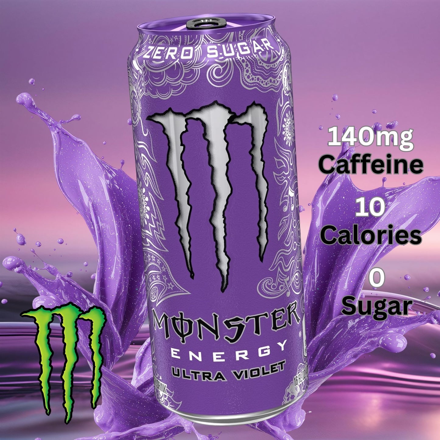 Monster Energy Ultra Zero Sugar Exotic Variety Pack – 6 or 12 Cans (6 Flavors)