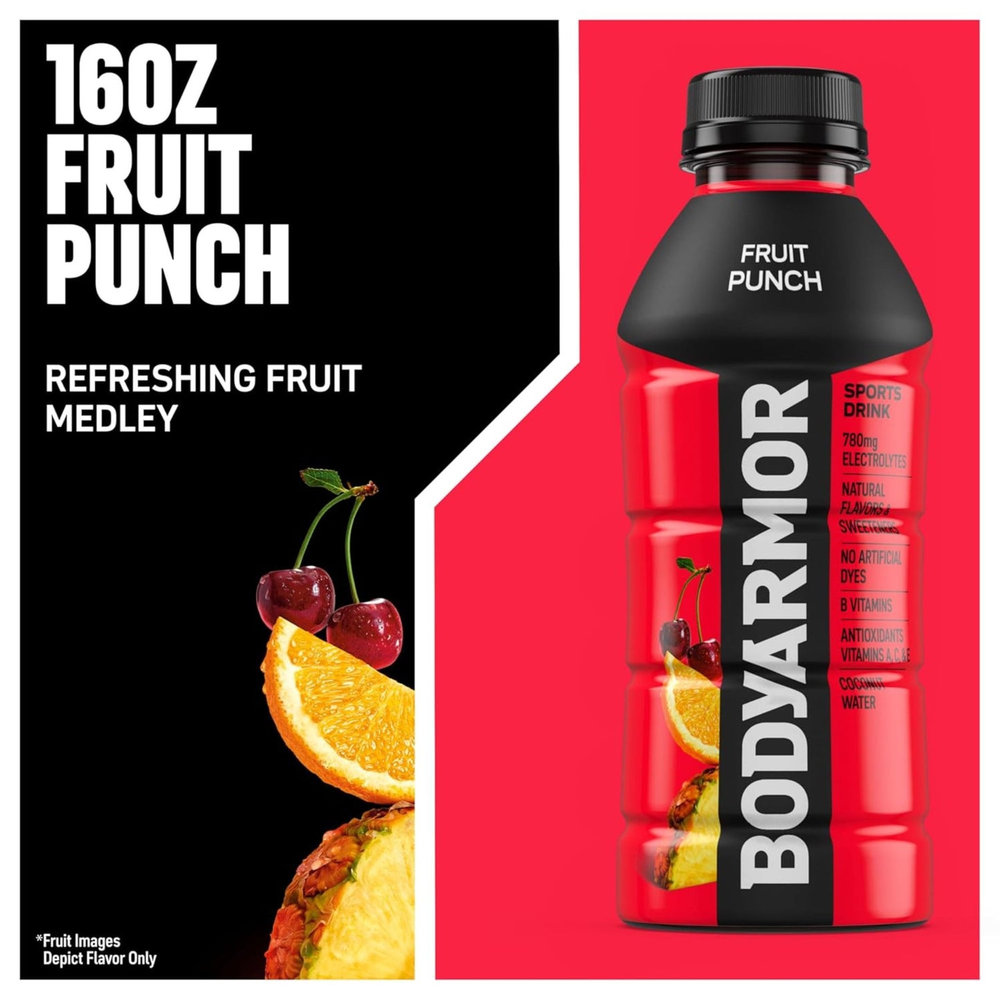 BODYARMOR Sports Drink – 6‑Flavor Sampler (6‑Pack) or 12‑Bottle Variety Pack – 16 oz – Electrolyte Hydration