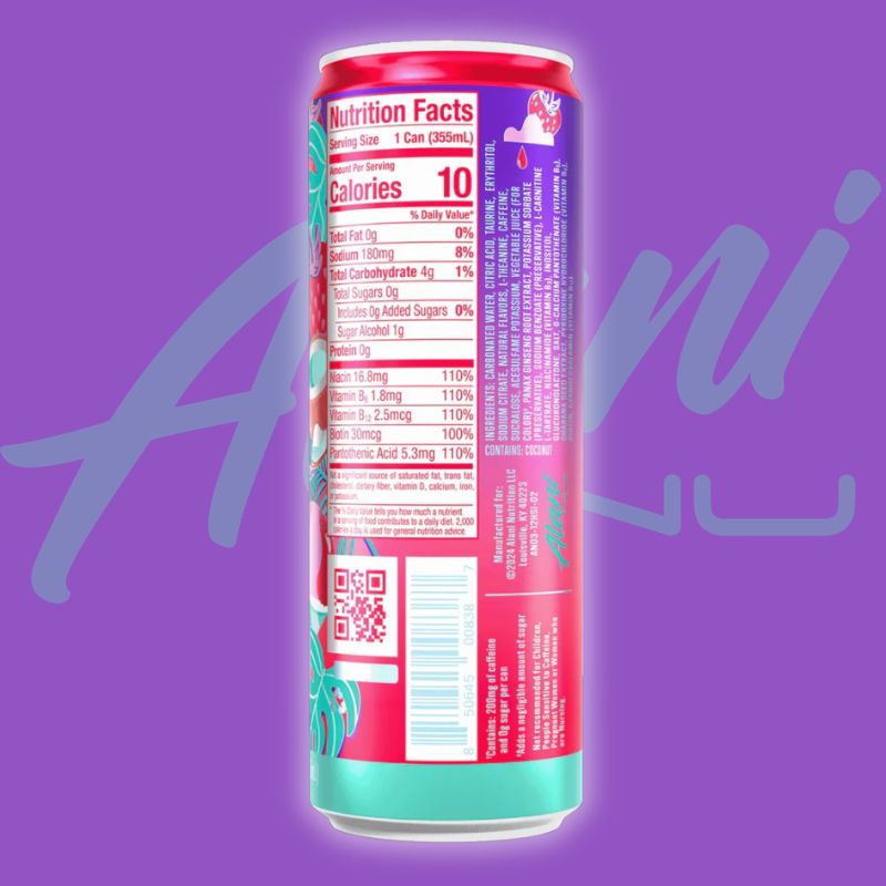 Alani Nu Energy Drink – Full Flavor Lineup – Choose Flavor & Pack Size (4, 6, or 12 Cans) – Zero Sugar – 200mg Caffeine