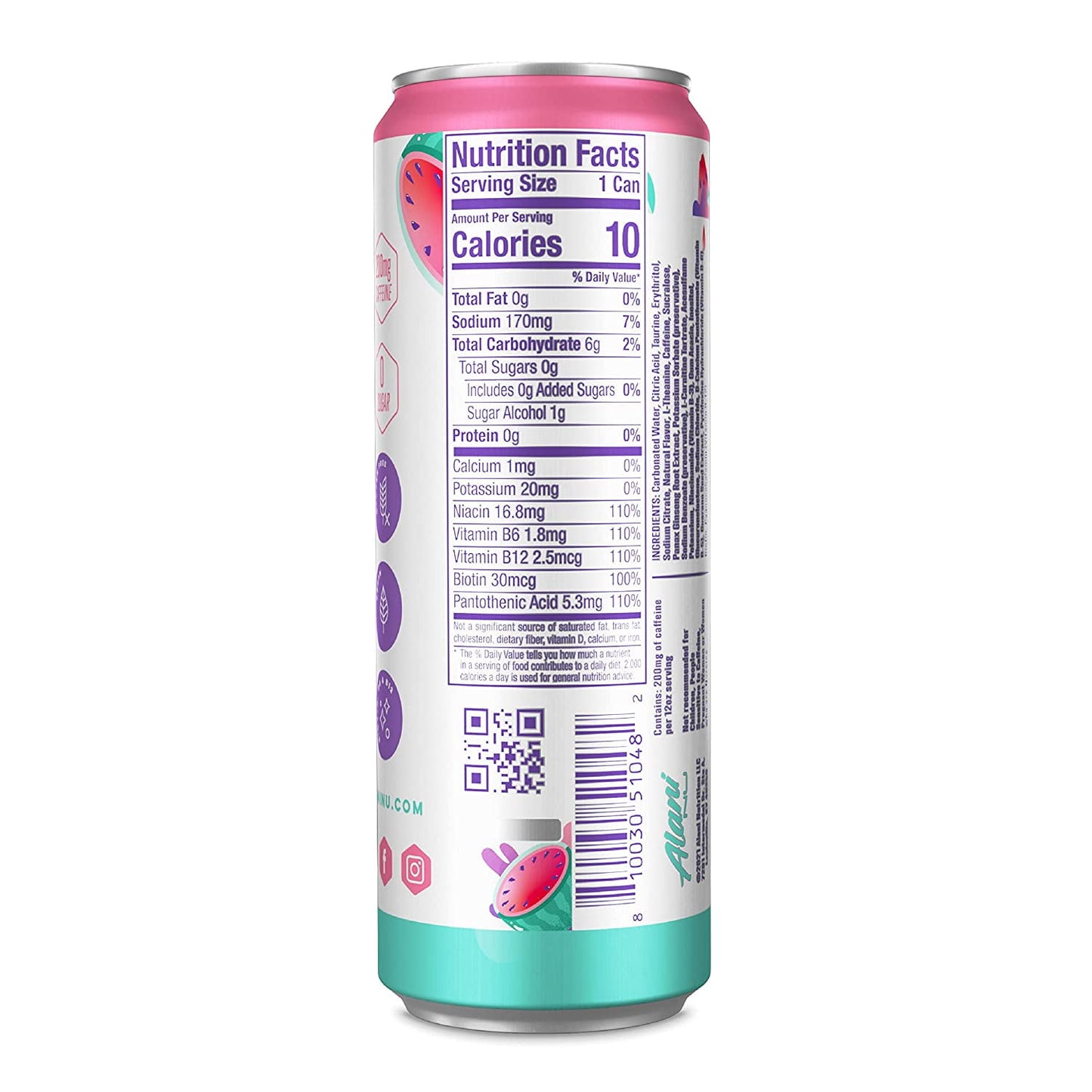 Alani Energy Drink Alani Nu Energy Drinks Fruit Blast 12pk