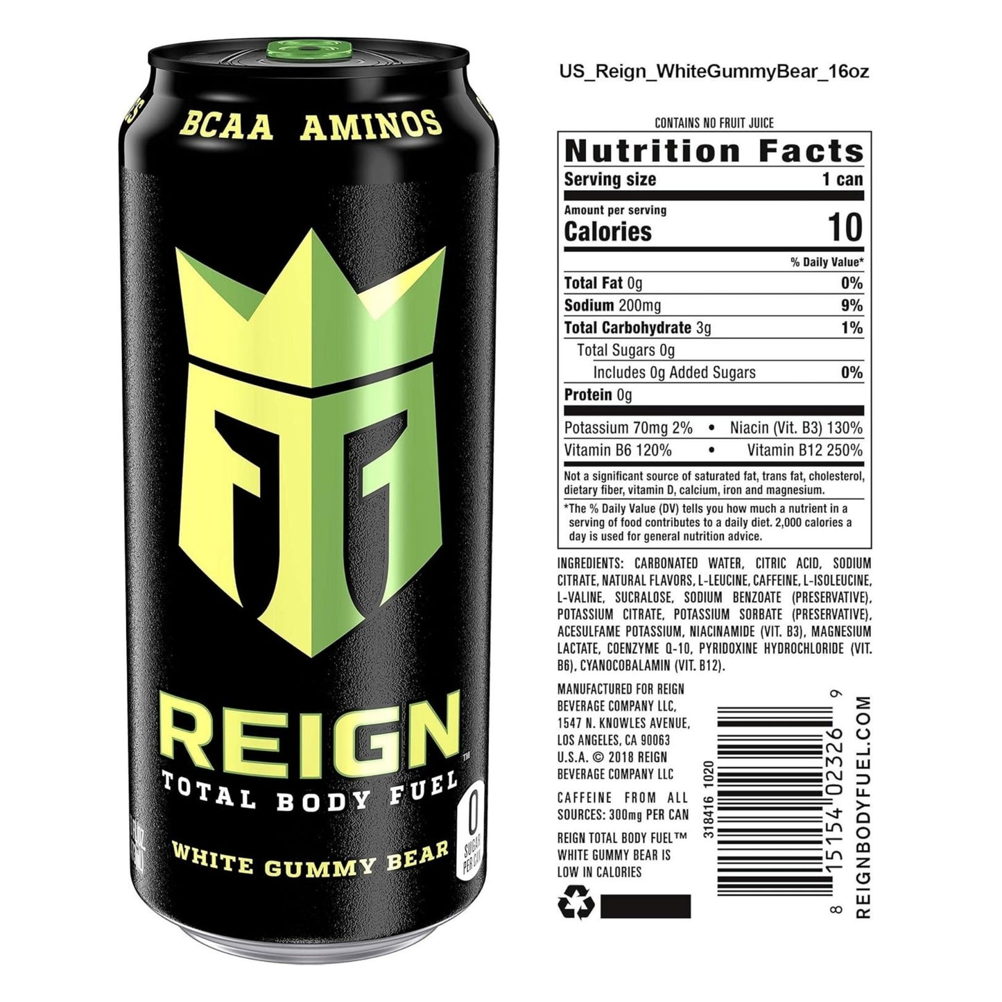 Reign Total Body Fuel – 6‑Flavor Sampler (6‑Pack) or 12‑Can Variety Pack – 16 fl oz – 300mg Caffeine – Zero Sugar