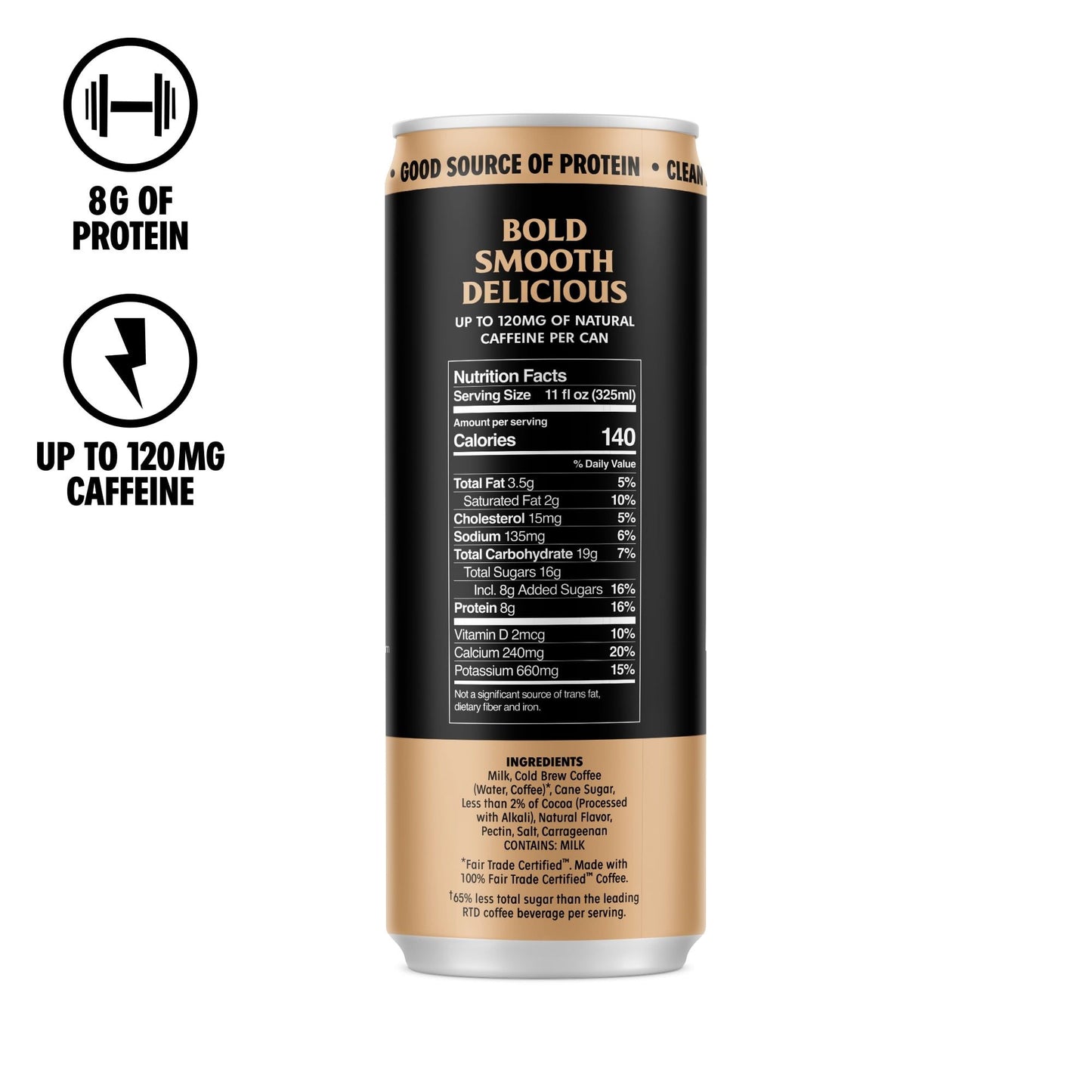 Death Wish Coffee Co. Cold Brew Latte – 3‑Flavor Sampler (6‑Pack) or 12‑Can Variety Pack – 11 fl oz – High‑Caffeine Coffee