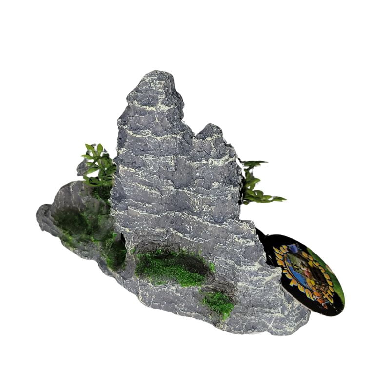 Underwater Treasures Two Cave Mountain Decor, White