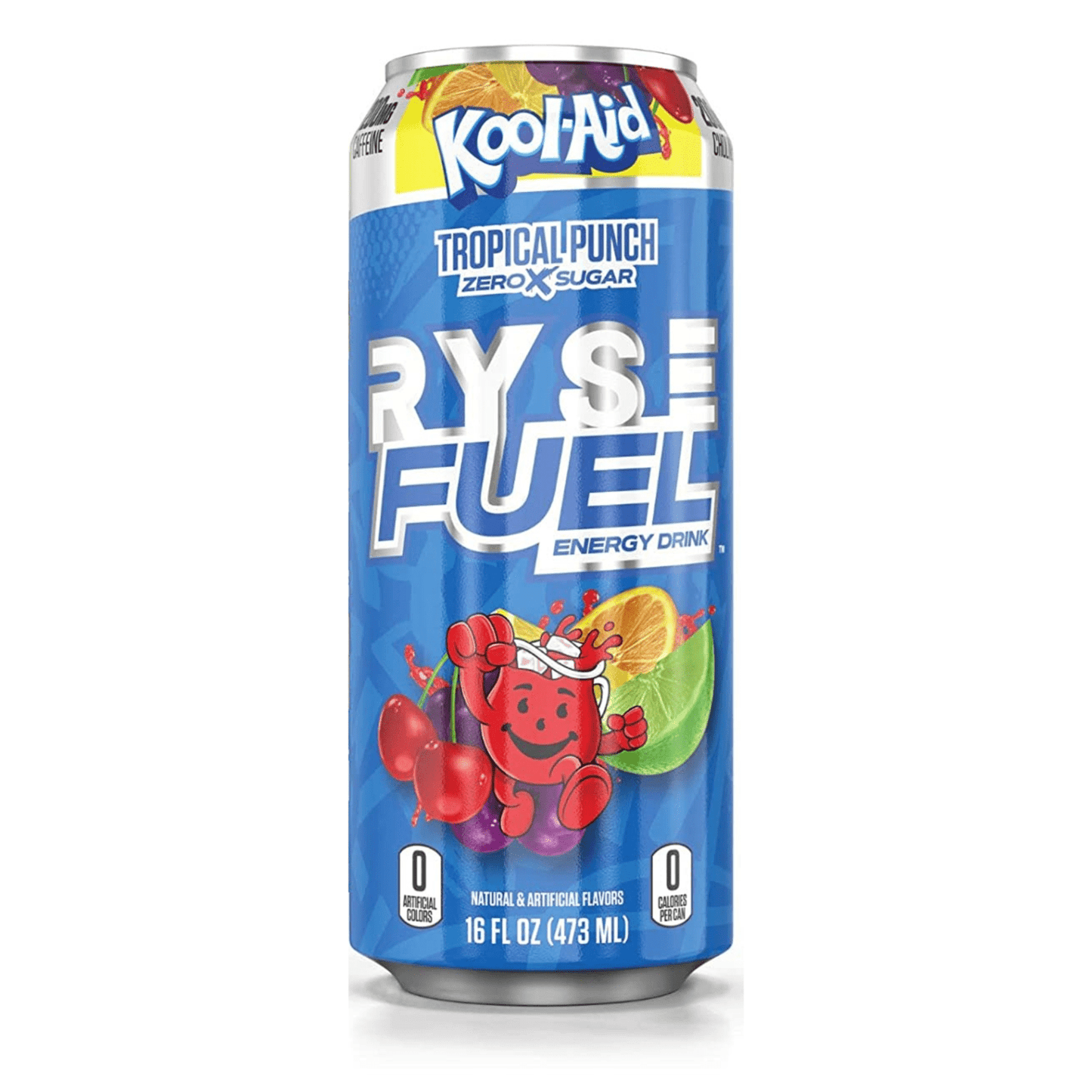 RYSE Fuel Energy Drink 2‑Flavor Variety Pack, 12 fl oz Cans, Sugar Free, 12 Count
