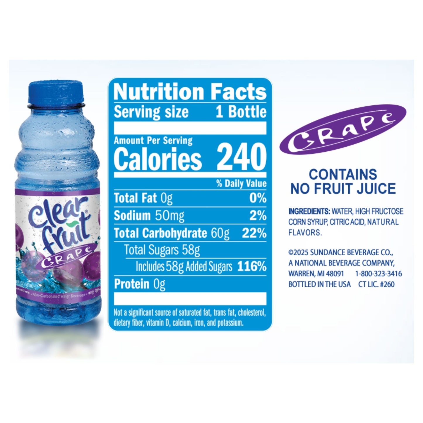 Clear Fruit Flavored Water – 6‑Flavor Sampler (6‑Pack) or 12‑Bottle Variety Pack – 20 fl oz Bottles – Caffeine‑Free