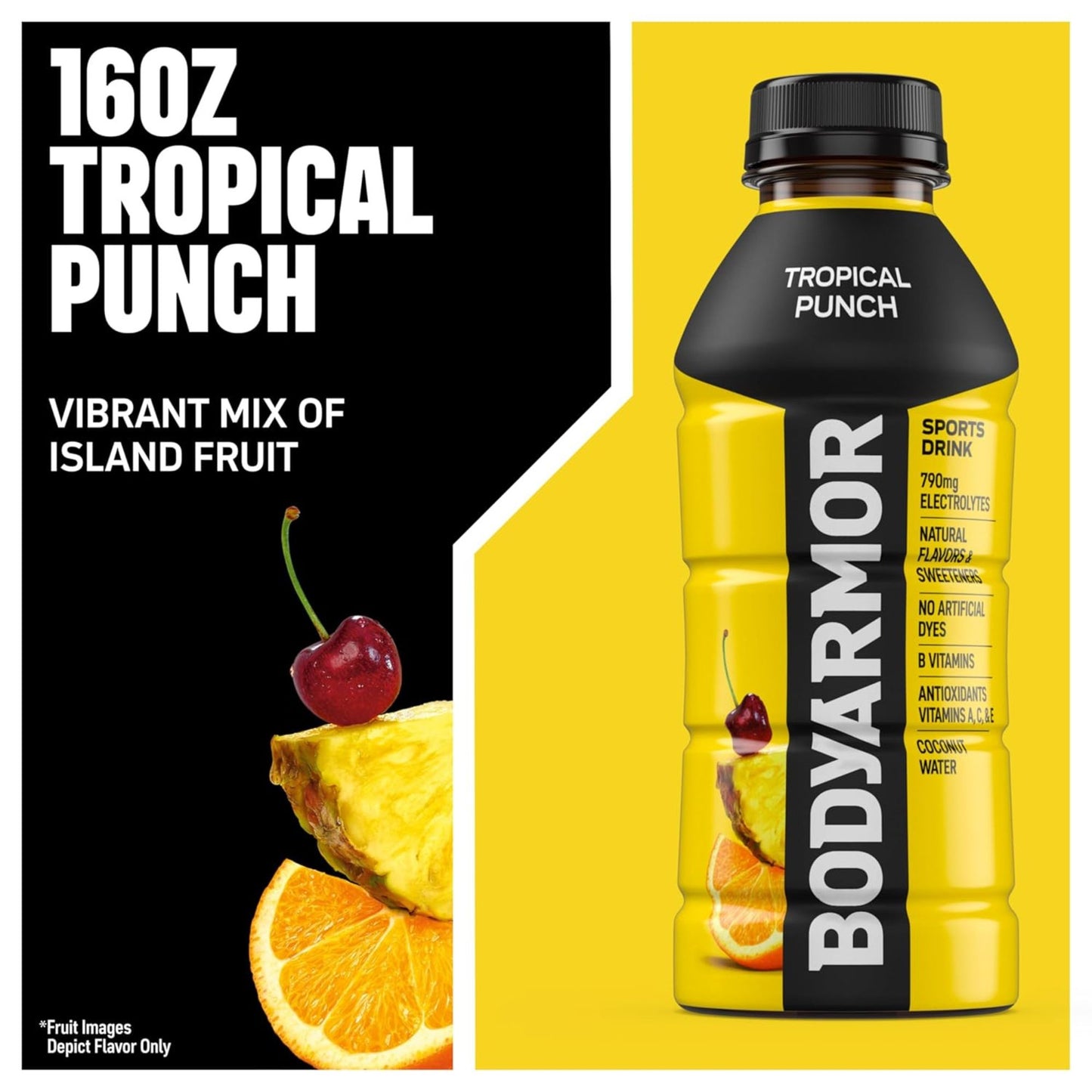 BODYARMOR Sports Drink – 6‑Flavor Sampler (6‑Pack) or 12‑Bottle Variety Pack – 16 oz – Electrolyte Hydration