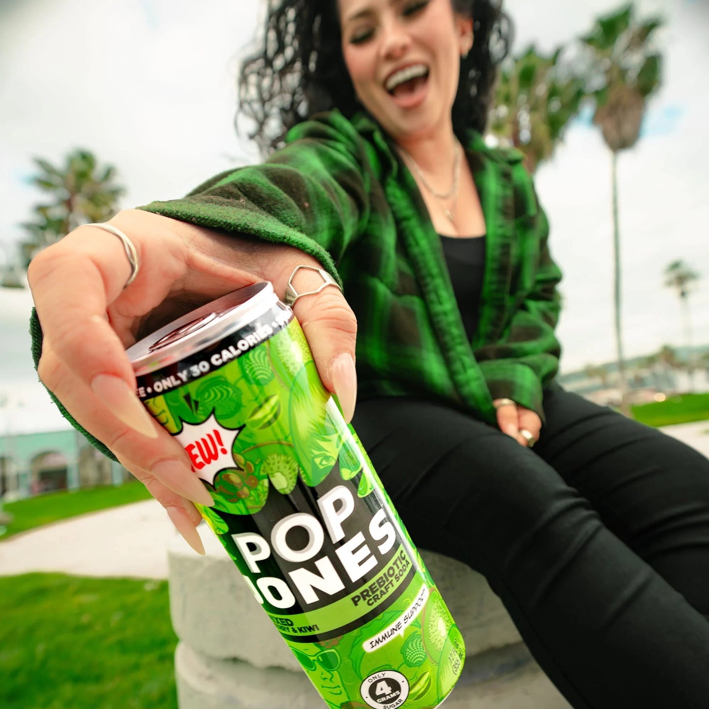 Jones Soda Co. Pop Jones 12‑Pack Variety Pack – Strawberry Passionfruit, Orange Cream, Pineapple Ginger, Mixed Berry & Kiwi