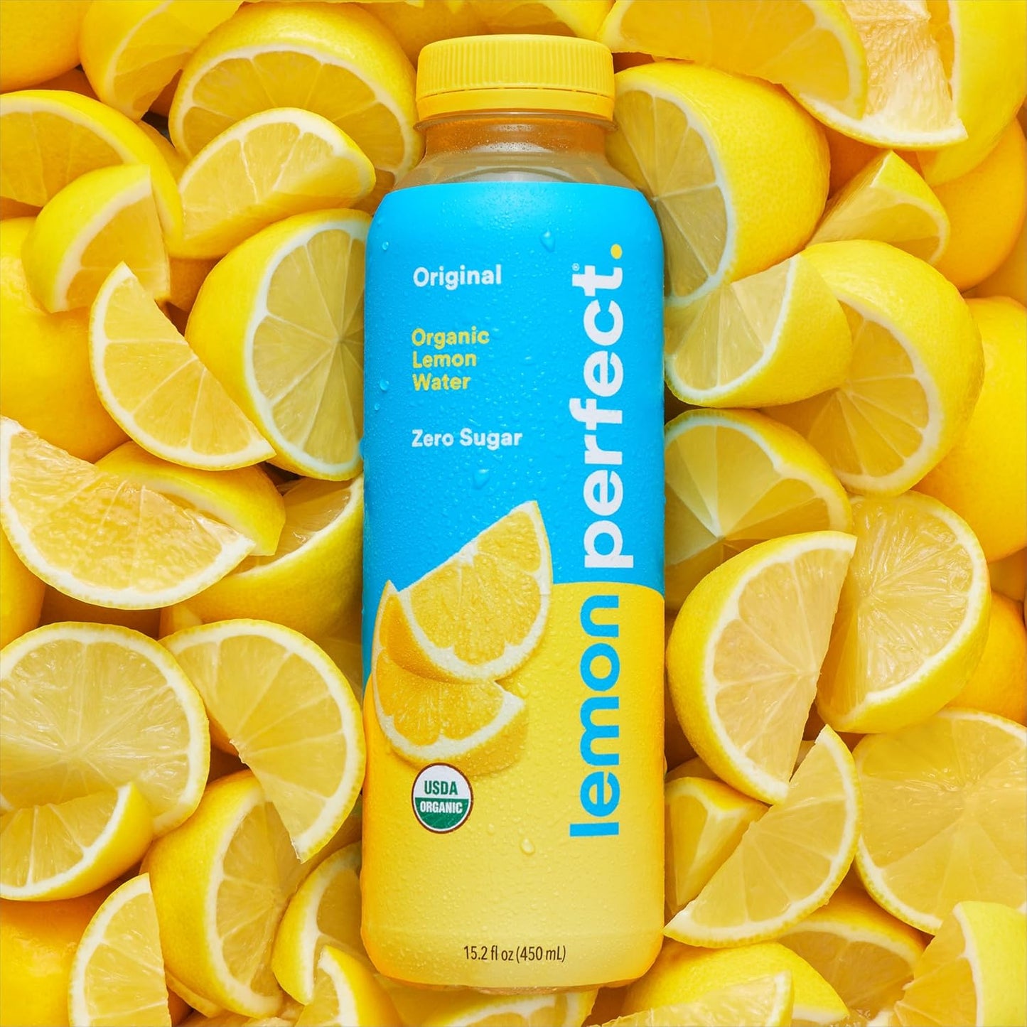 Lemon Perfect – 12‑Bottle Variety Pack – 6 Flavors – Zero Sugar – Organic Lemon Water – Clean Hydration