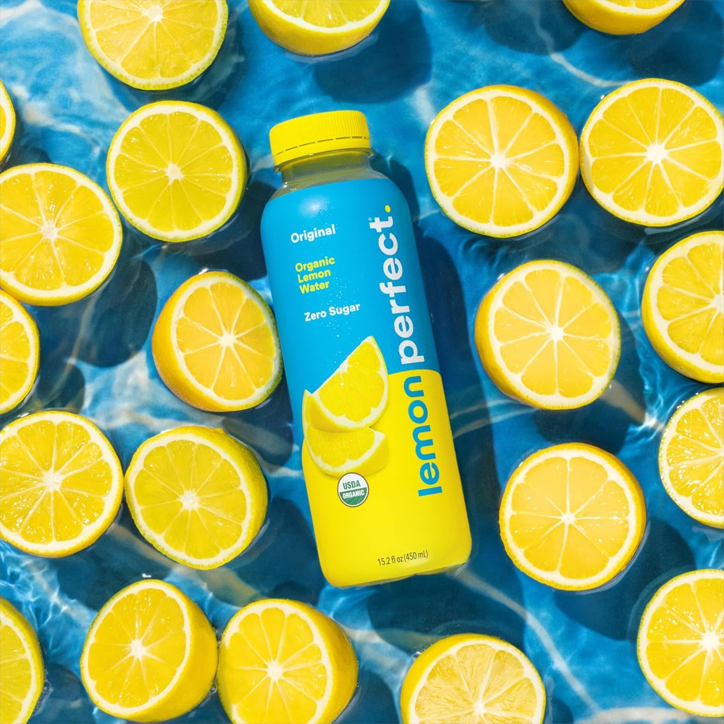 Lemon Perfect – 12‑Bottle Variety Pack – 6 Flavors – Zero Sugar – Organic Lemon Water – Clean Hydration