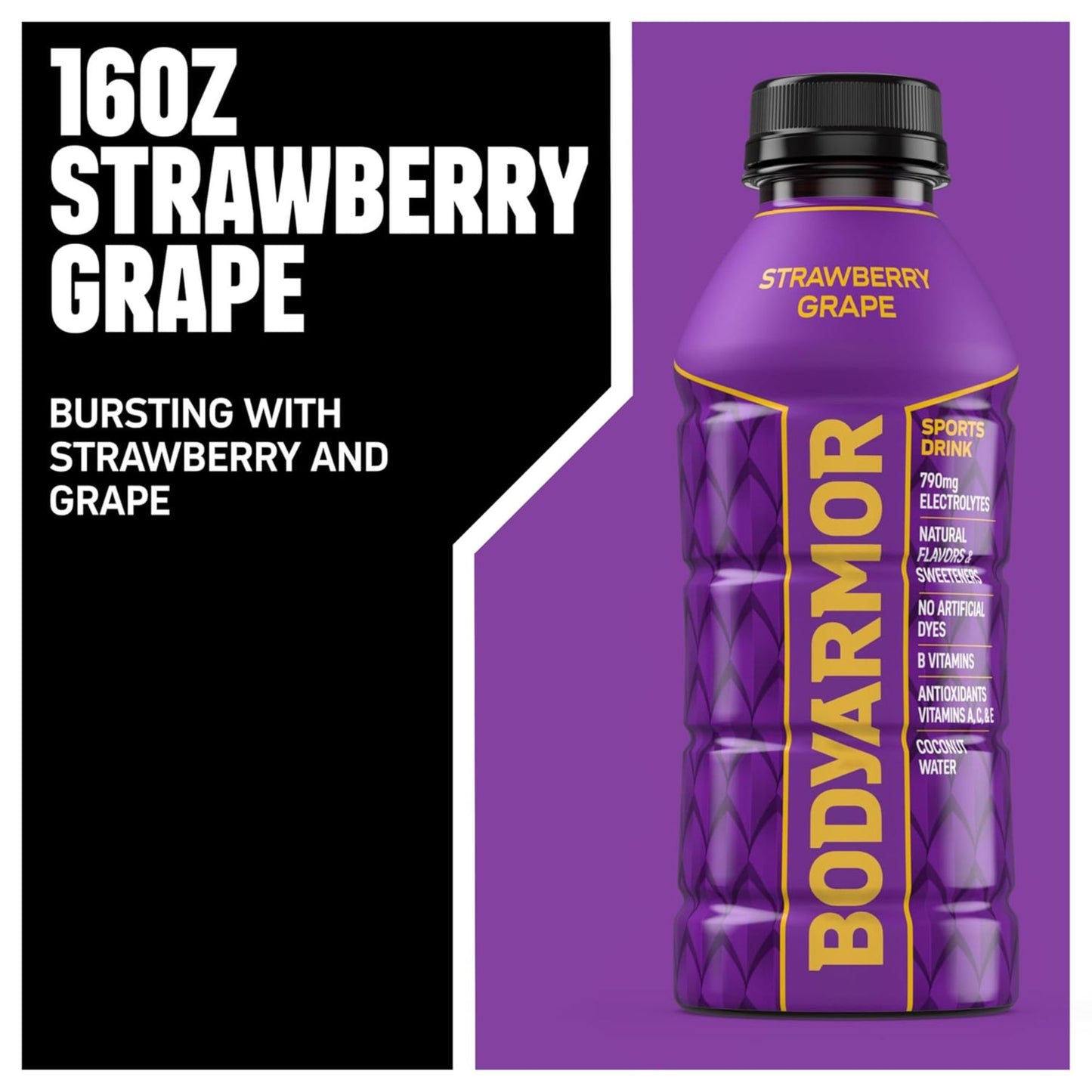 BODYARMOR Sports Drink – 6‑Flavor Sampler (6‑Pack) or 12‑Bottle Variety Pack – 16 oz – Electrolyte Hydration
