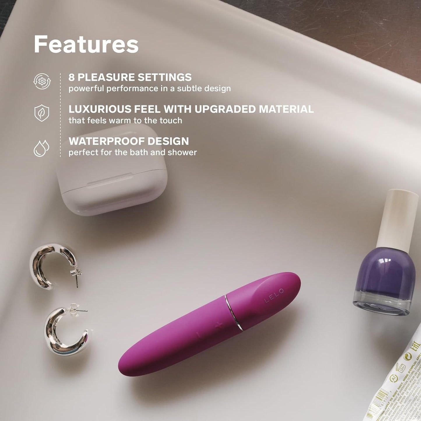 LELO MIA 3 – Discreet USB‑Rechargeable Mini Vibrator (Black, Deep Rose, Fuchsia)