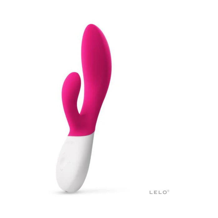 LELO INA Wave 2 – Dual‑Action Silicone Vibrator (Cerise, Plum, Blue)