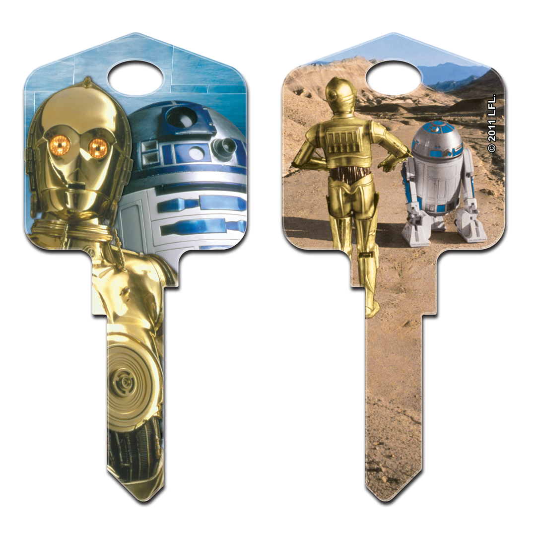 Star Wars Keys Blanks, Choose your favorite character Available for Kwikset or Schalge Locks