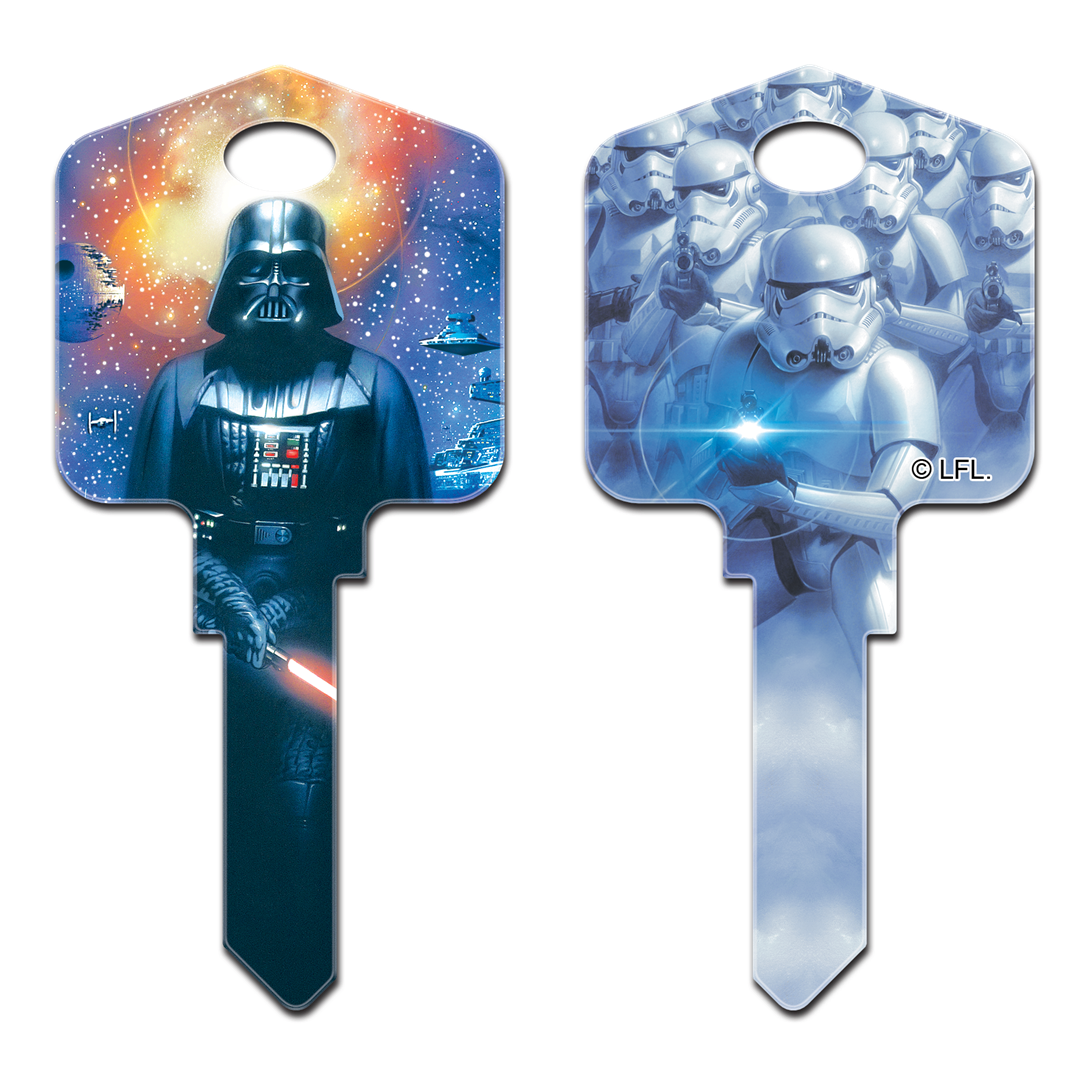 Star Wars Keys Blanks, Choose your favorite character Available for Kwikset or Schalge Locks