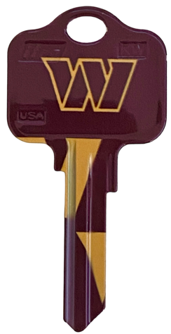 NFL Team Key Blanks Available for Kwikset or Schalge Lockes