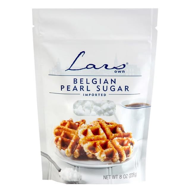 Lars Own Swedish & Belgian Pearl Sugar – 10 oz Pouches – 2 Pack