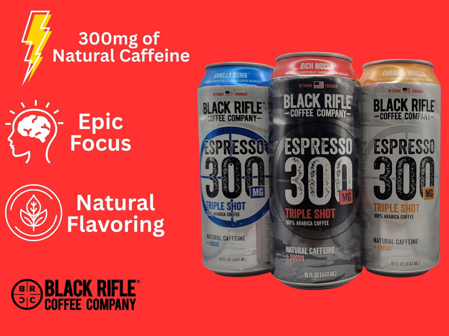 BRCC Ready‑to‑Drink Coffee Variety Pack – 12 Cans – Custom Multi‑Pack